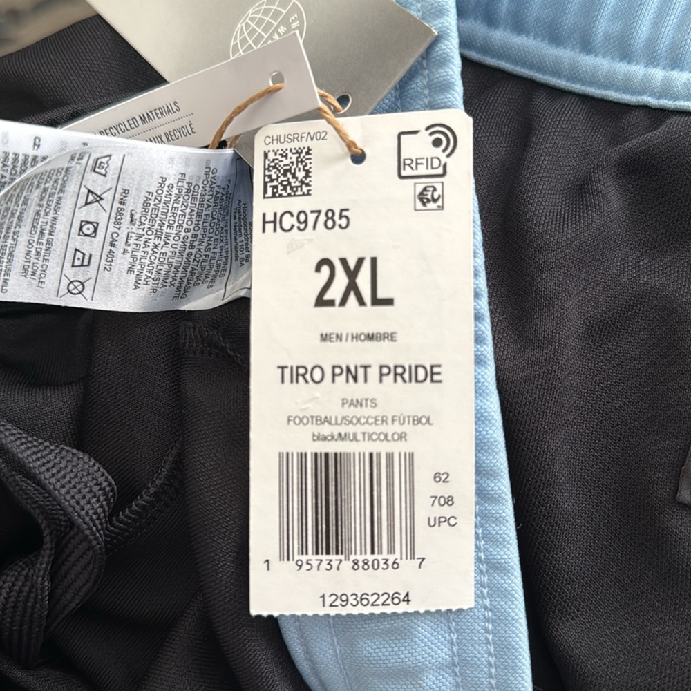 adidas Tiro Pride In Pants Men’s AeroReady Tapered 2XL - Picture 10 of 10